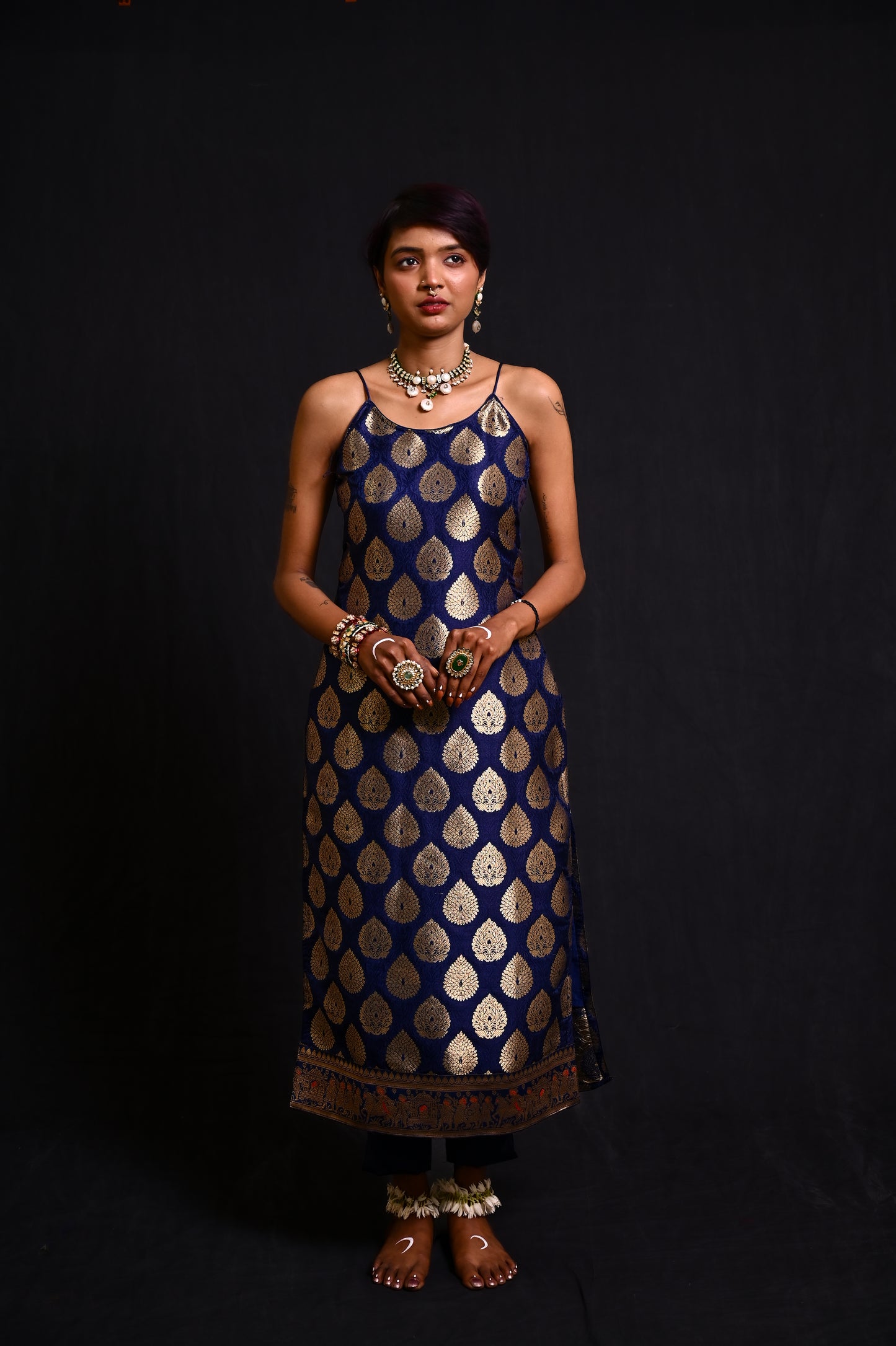 Kashi Blue Kurti Set