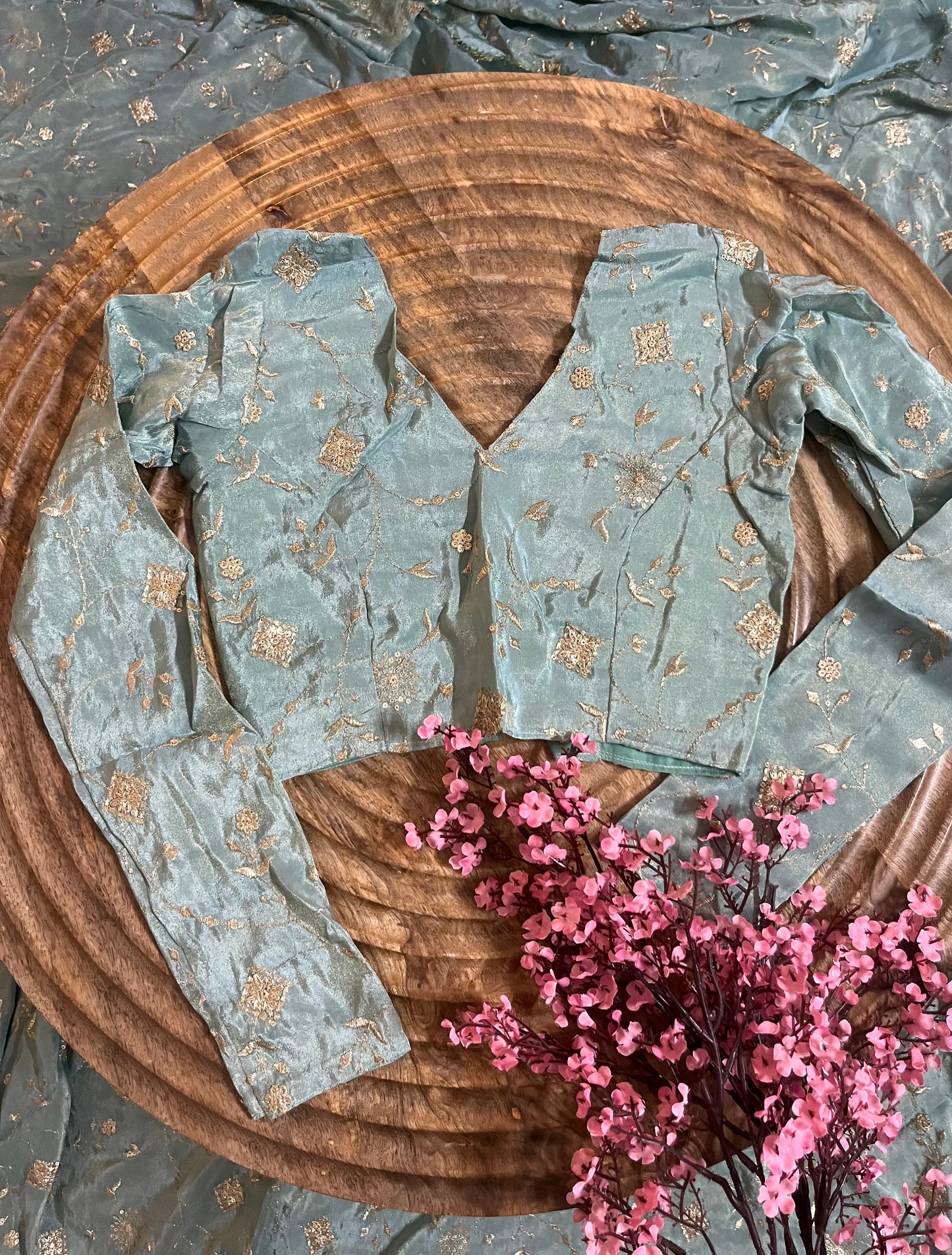 Maharani Teal Blouse