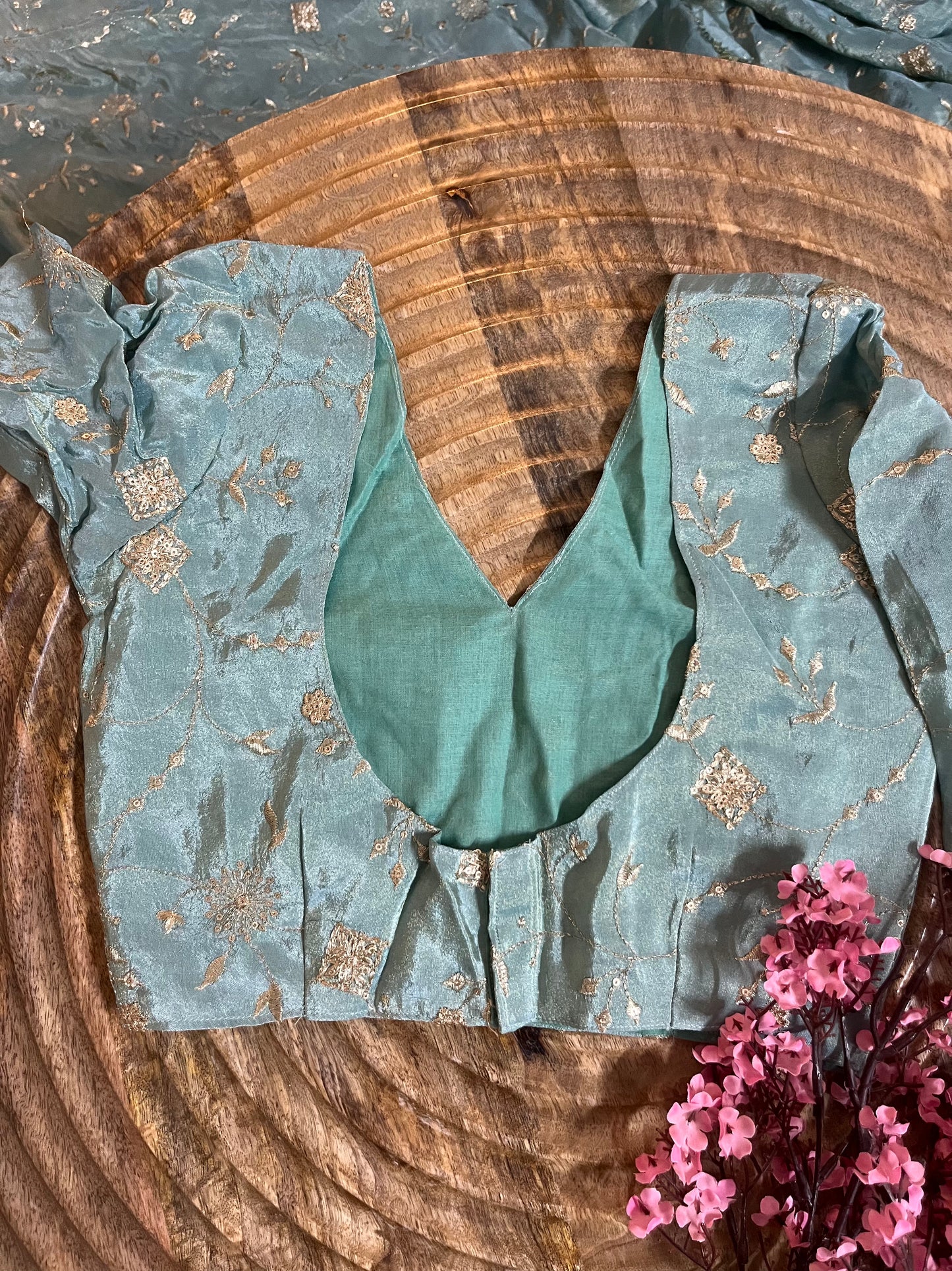 Maharani Teal Blouse